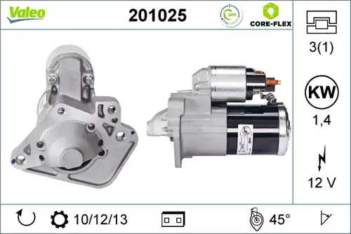 стартер VALEO 201025