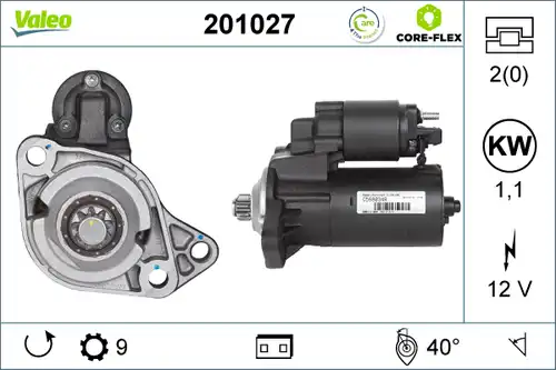 стартер VALEO 201027