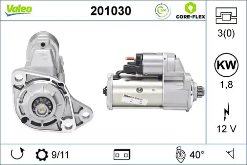 стартер VALEO 201030