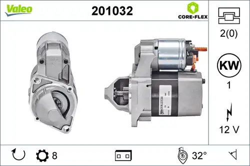 стартер VALEO 201032