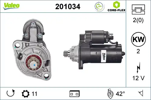 стартер VALEO 201034
