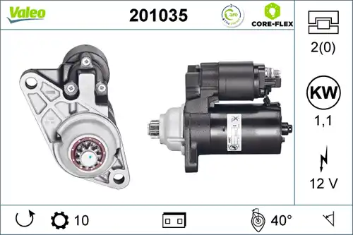 стартер VALEO 201035