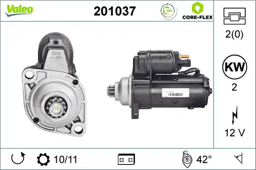 стартер VALEO 201037