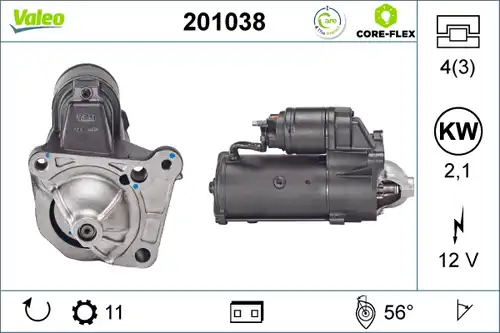 стартер VALEO 201038