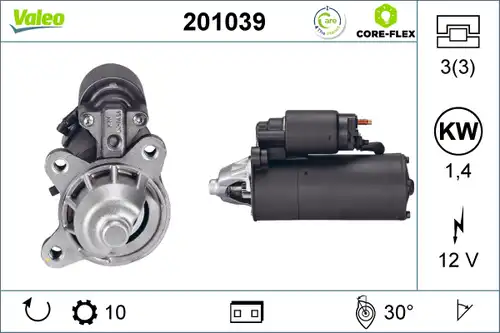 стартер VALEO 201039