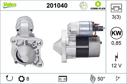 стартер VALEO 201040
