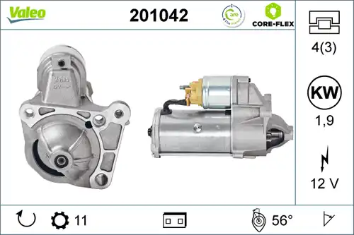 стартер VALEO 201042