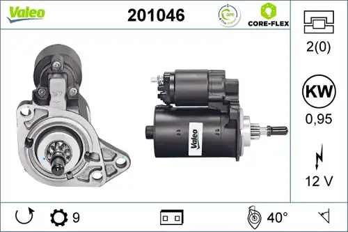 стартер VALEO 201046