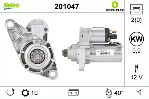 стартер VALEO 201047