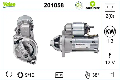 стартер VALEO 201058