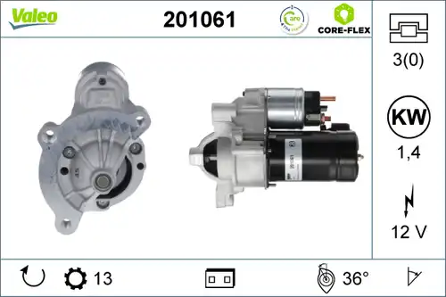 стартер VALEO 201061