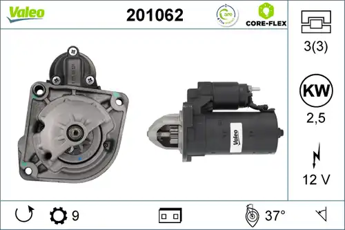 стартер VALEO 201062