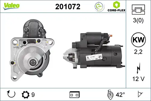 стартер VALEO 201072