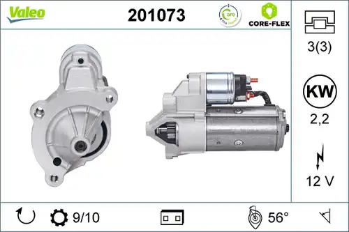 стартер VALEO 201073