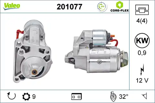 стартер VALEO 201077