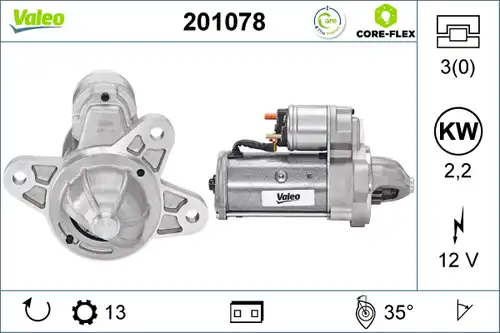 стартер VALEO 201078