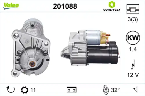 стартер VALEO 201088