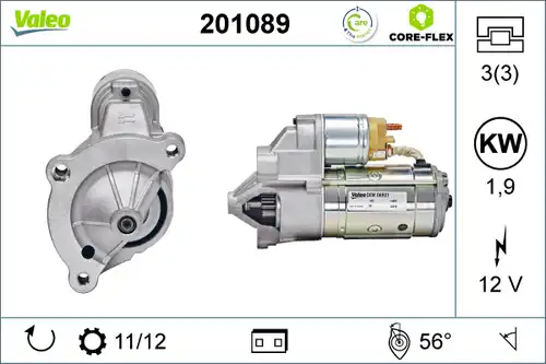стартер VALEO 201089
