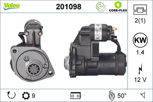 стартер VALEO 201098