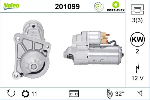 стартер VALEO 201099