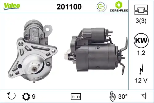 стартер VALEO 201100