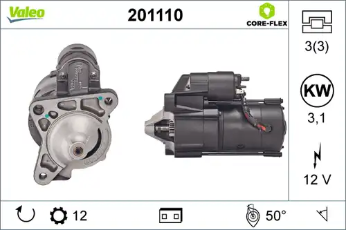 стартер VALEO 201110