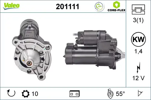 стартер VALEO 201111
