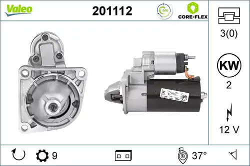 стартер VALEO 201112