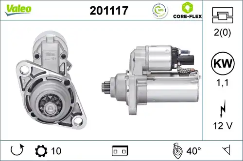 стартер VALEO 201117