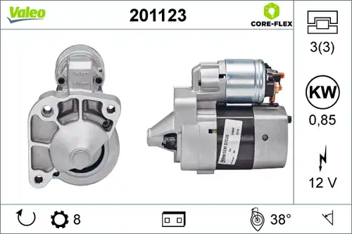 стартер VALEO 201123