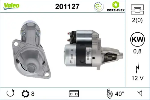 стартер VALEO 201127