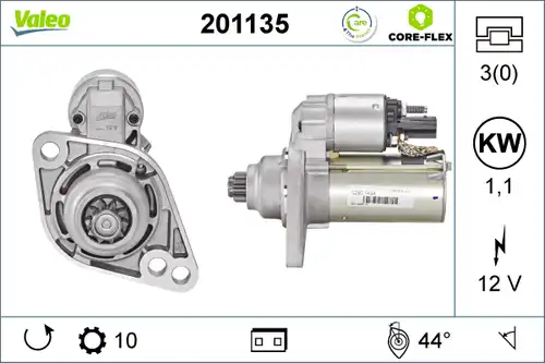 стартер VALEO 201135
