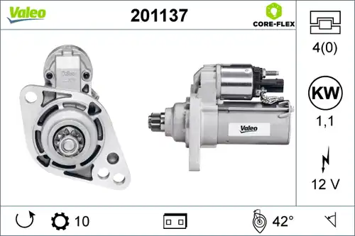 стартер VALEO 201137