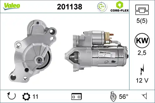 стартер VALEO 201138