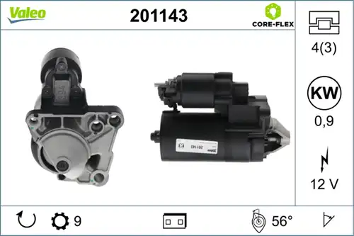 стартер VALEO 201143