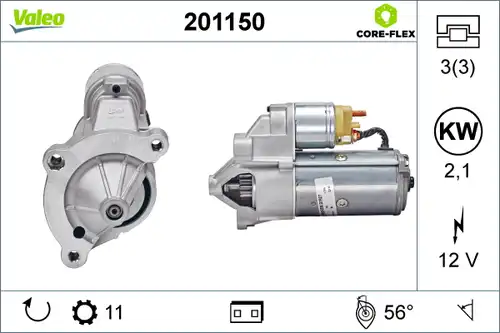 стартер VALEO 201150