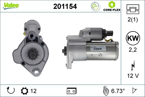 стартер VALEO 201154