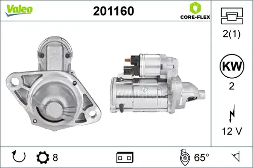 стартер VALEO 201160
