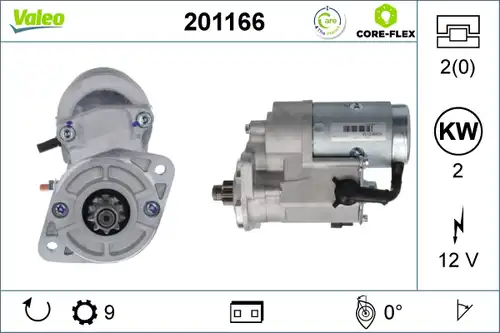 стартер VALEO 201166