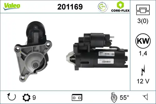стартер VALEO 201169