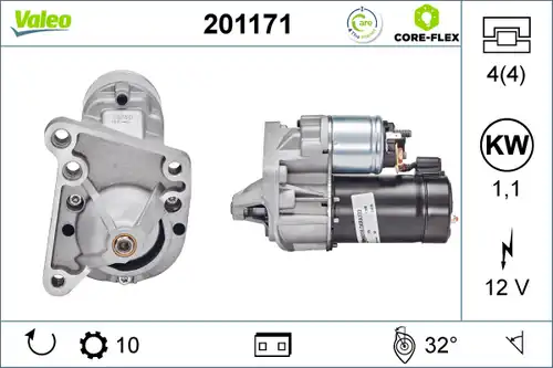стартер VALEO 201171
