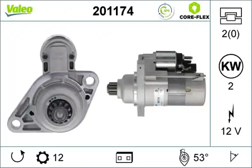 стартер VALEO 201174