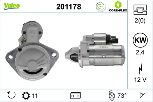 стартер VALEO 201178