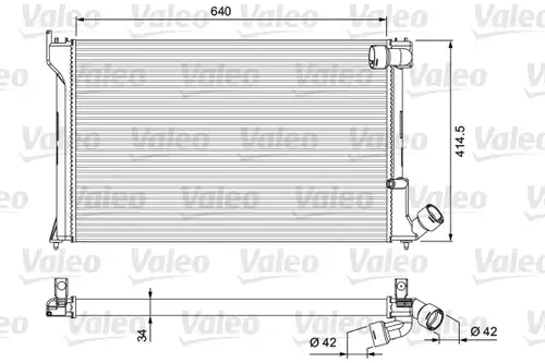 воден радиатор VALEO 231289