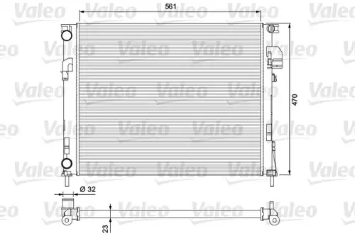воден радиатор VALEO 232853