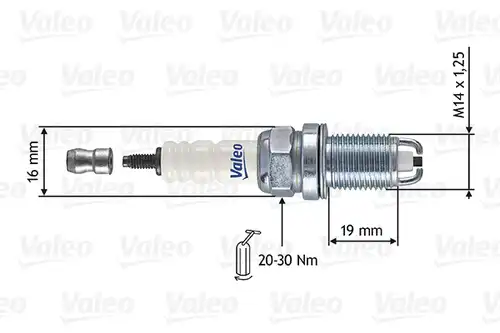 запалителна свещ VALEO 246850