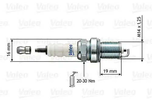 запалителна свещ VALEO 246853