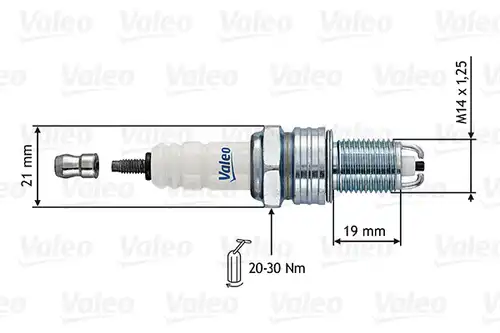 запалителна свещ VALEO 246859