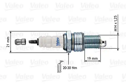 запалителна свещ VALEO 246862