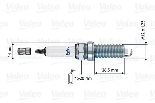запалителна свещ VALEO 246863